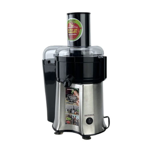 Gastroback 40117 Vital Juicer Pro Entsafter Gemüse Obst 700W 75mm Einfüllschacht