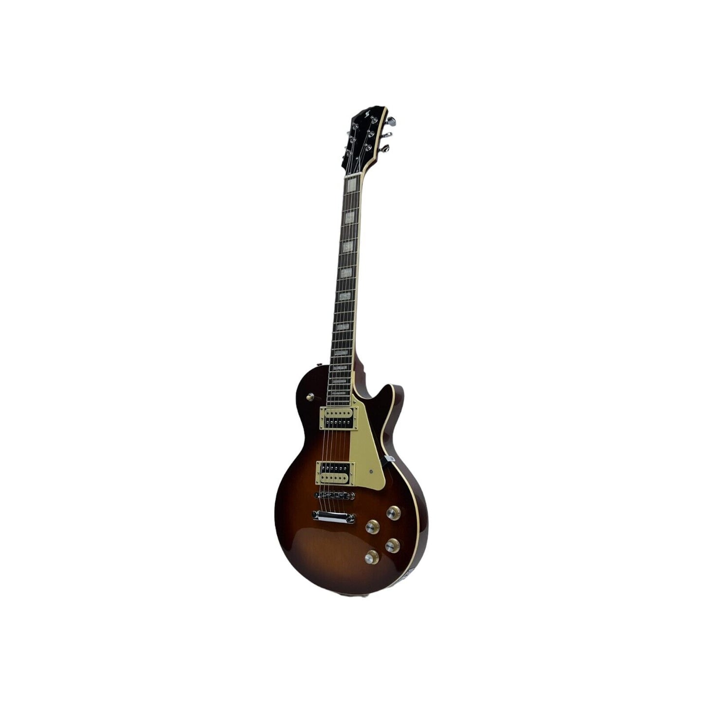 STAGG E-Gitarre Gitarre Mahagonikorpus gewölbte Decke Violin Sunburst