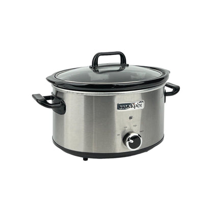 Crock-Pot Csc025X Schongarer Slow Cooker Chrom 3.5L Edelstahl 2-3 Personen 210 W