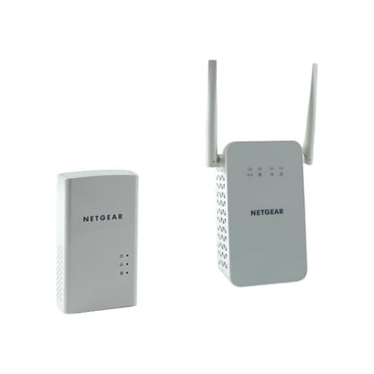 Netgear Powerline Adapter Set AC WLAN Access Point Gigabit-Port HomePlug Weiß