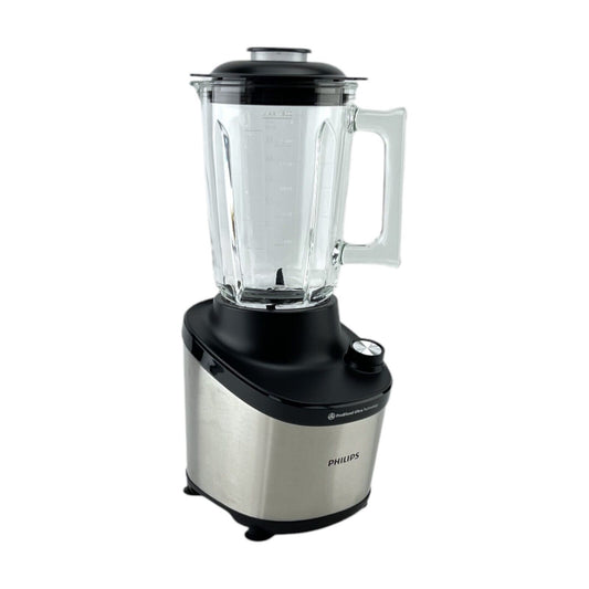 Philips Standmixer 1500W 12 Stufen 2 Liter Display Glas Edelstahl Schwarz