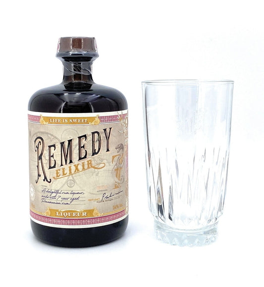 Remedy Rum Elixir + Glas 34% Vol. Alkohol 0,7l Flasche