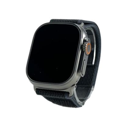 Apple Watch Ultra 2 Cellular Titanium Titan 49 mm Trail Loop M/L Schwarz/Blau