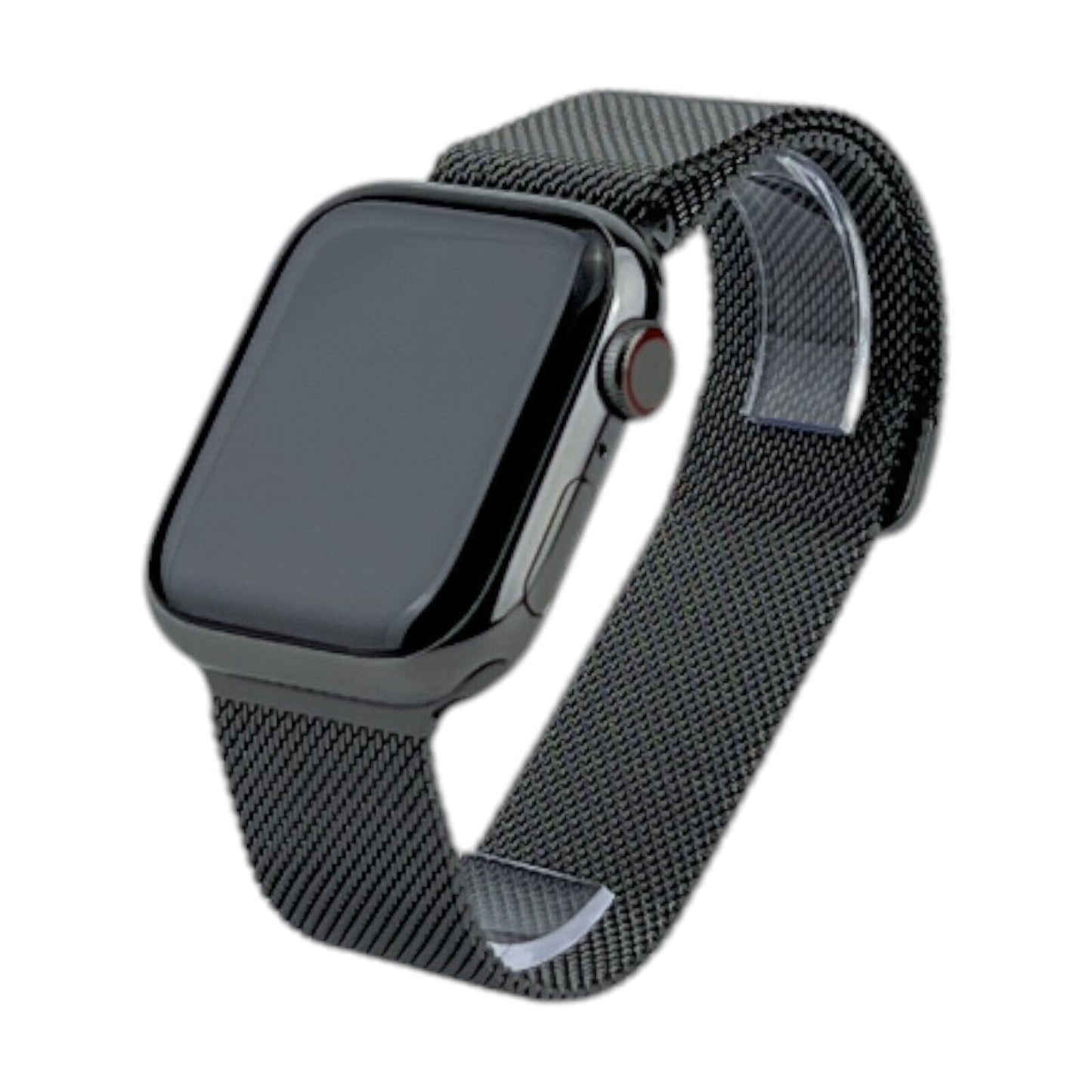 Apple Watch 9 Cellular Edelstahl Graphit 41 mm Milanaise Graphit