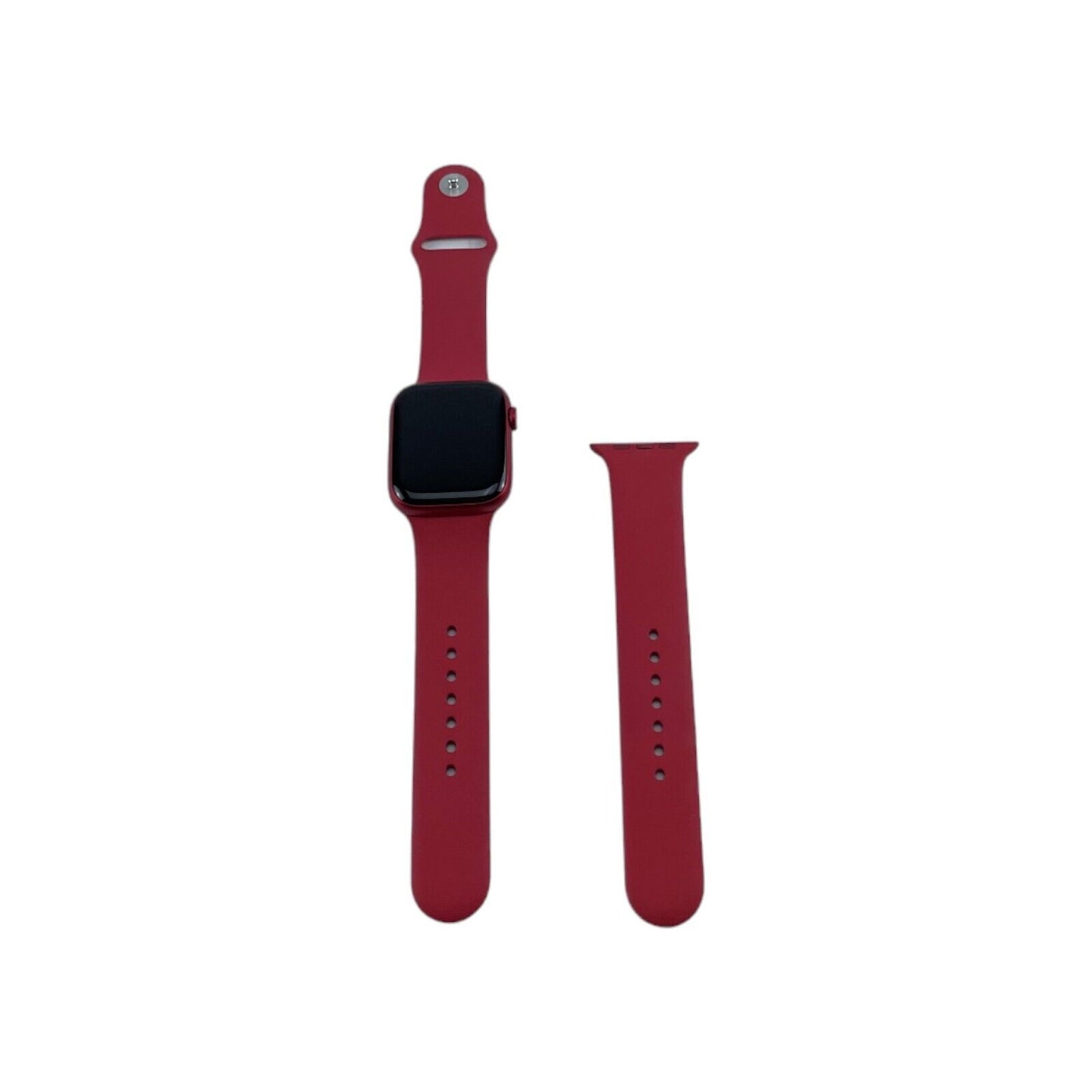 Apple Watch 9 Cellular Aluminium Rot 45 mm Sportarmband Rot