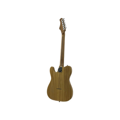 STAGG E-Gitarre Gitarre Vintage T Paulownia hochglänzend Natur