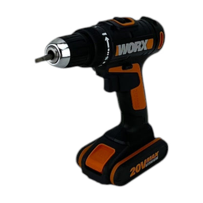 Worx WX166.4 Akku Bohrmaschine Schrauber 2.0Ah 20V 40Nm 16 Drehmomentstufen