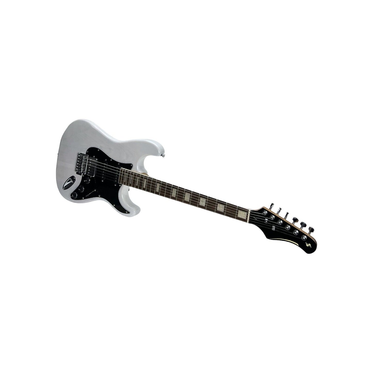 STAGG E-Gitarre Gitarre Korpus massiver Erle White Blond