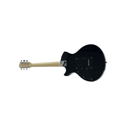 STAGG E-Gitarre Gitarre Silveray Serie massivem Erlenkorpus Schwarz