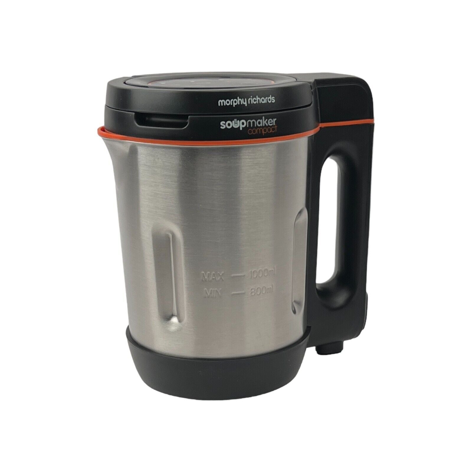 Morphy Richards 501021 Compact Suppenbereiter Schwarz Edelstahl 1 Liter 900 W