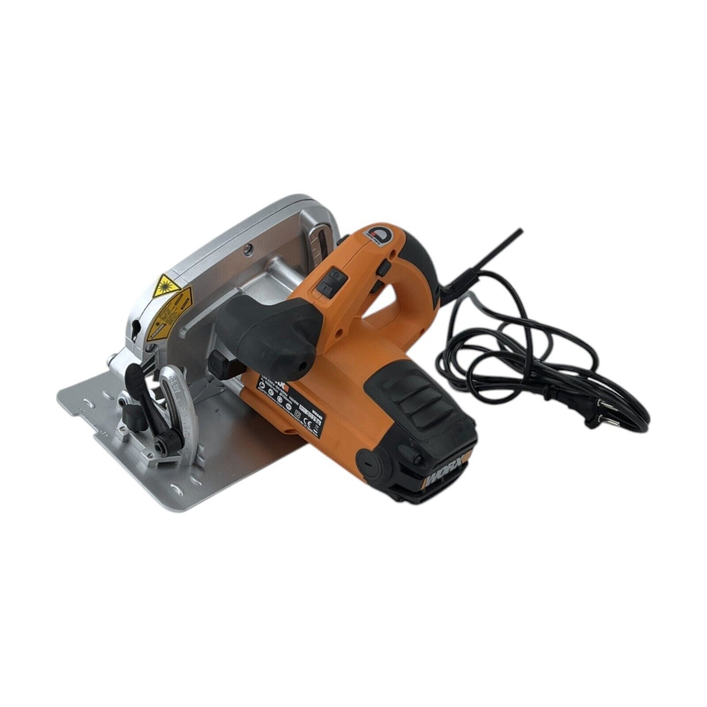 Worx WX445 Handkreissäge 1600W Laserführung Schnittwinkel Parallelanschlag 190mm