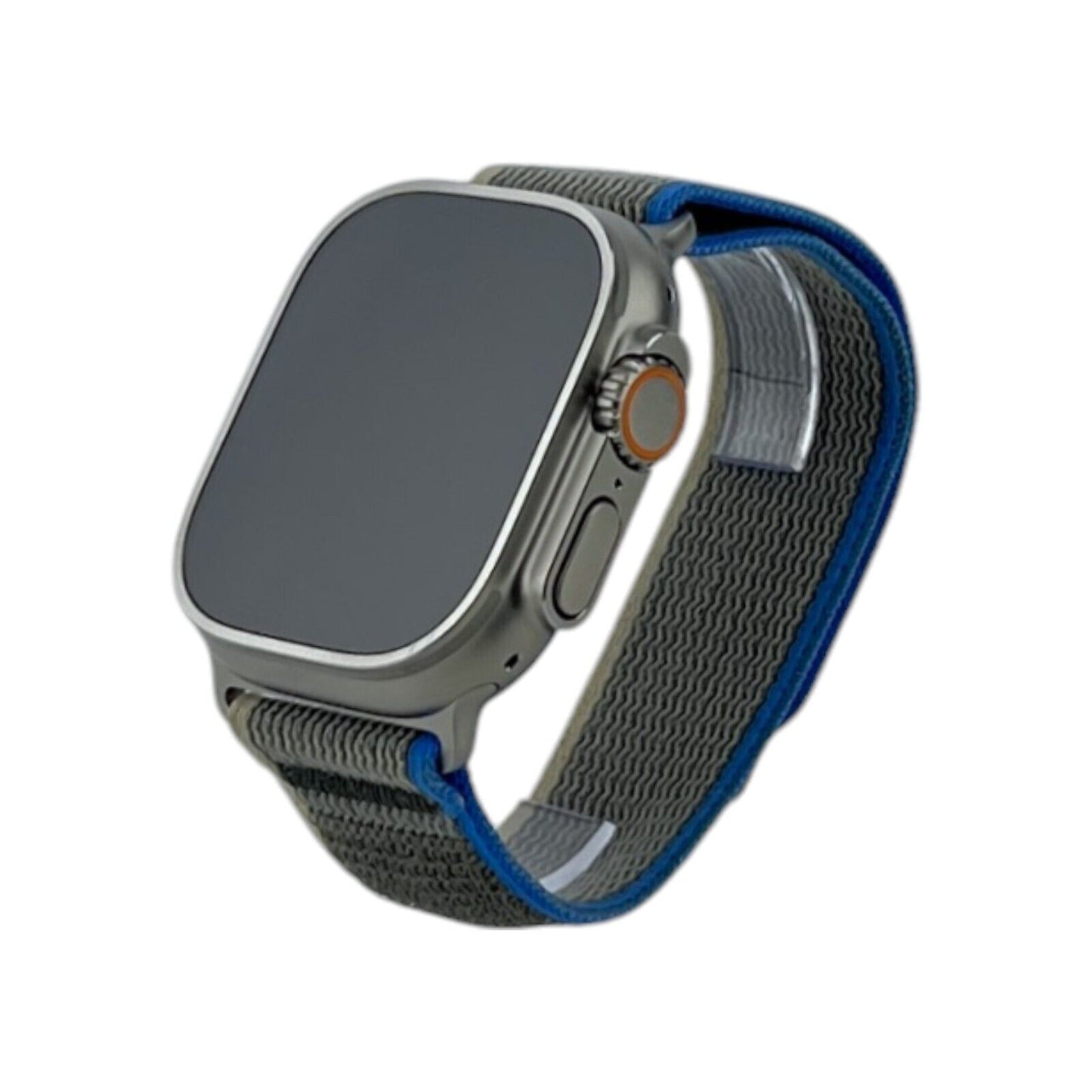 Apple Watch Ultra 1 Cellular Titanium Titan 49 mm Trail Loop S/M Blau/Grau