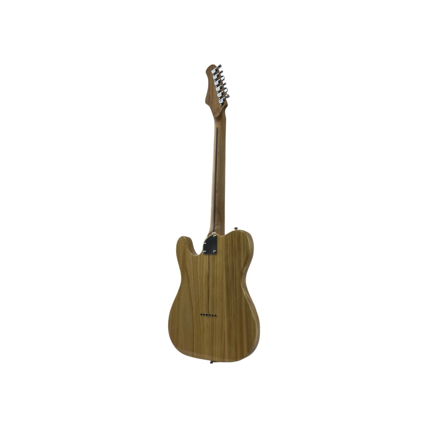 STAGG E-Gitarre Gitarre Vintage T Paulownia hochglänzend Natur