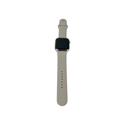 Apple Watch 7 Cellular Edelstahl Silber 45 mm Sportarmband Polarstern