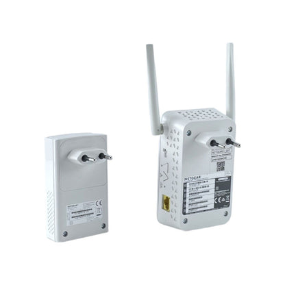 Netgear Powerline Adapter Set AC WLAN Access Point Gigabit-Port HomePlug Weiß