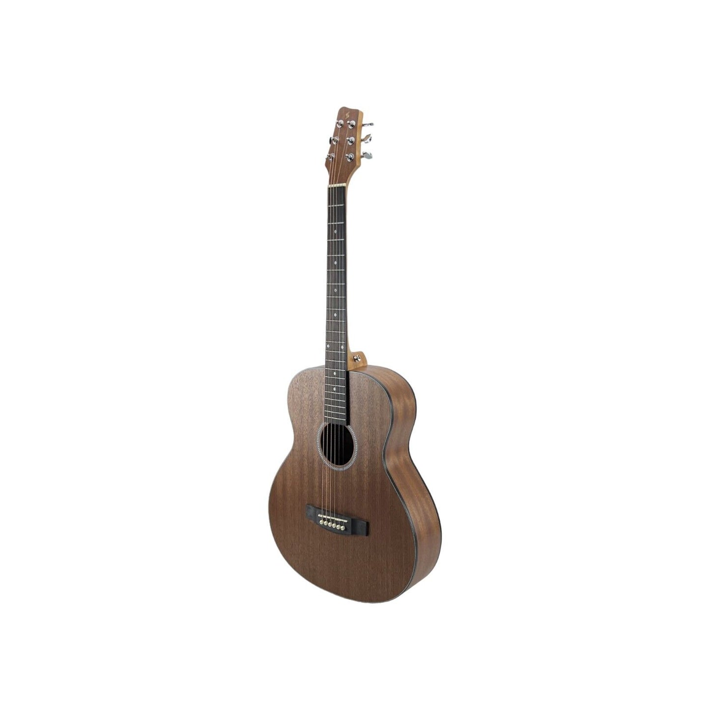 STAGG Gitarre Akustische Gitarre Sapele Decke Offenporig Natur