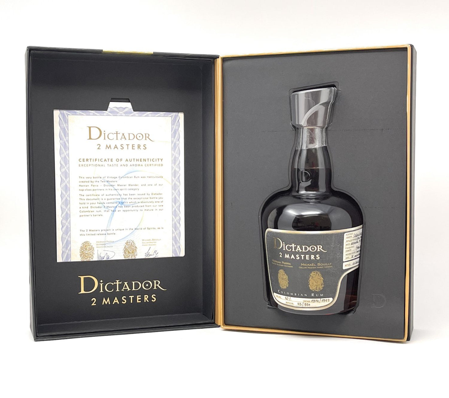 Dictador 2 Masters Hardy Vintage 1974/1977 Rum 1x 0,7 l  Alkohol 42% vol. | Neu
