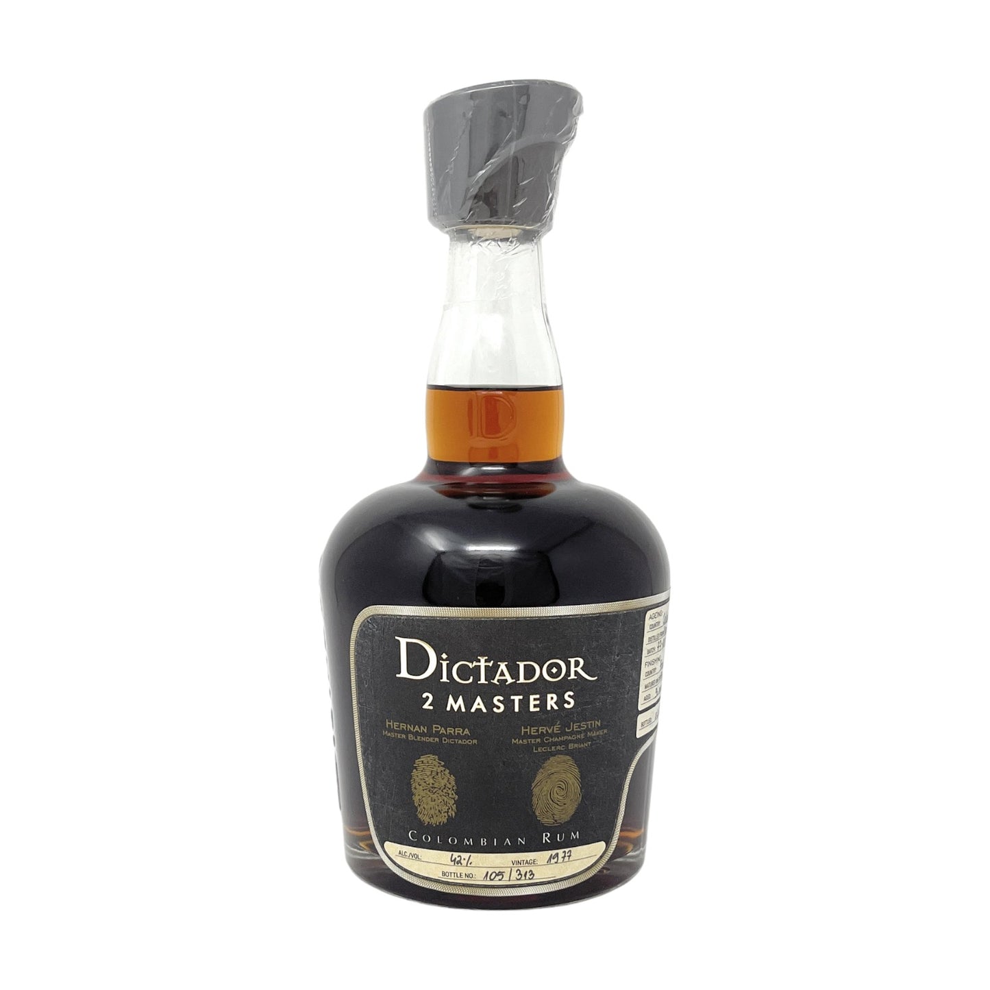 Dictator 2 masters  Leclerc Briant 1977 Brandy Rum 1x 0,7l Alkohol 42% vol. | Neu