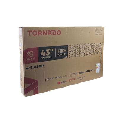 Tornado SFD Europe TV Fernseher 43 Zoll (109.2 cm) Full HD WiFi Triple Tuner | Neu