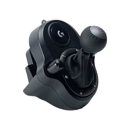 Logitech G Driving Force Shifter Schalthebel 6 Gänge H-Schema Echtleder Stahl | Neu