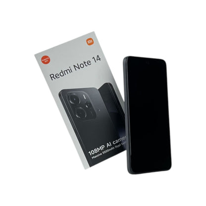 Xiaomi Redmi Note 14 Smartphone 6.67Zoll (16.9cm) 108MP 8GB 128GB Midnight Black | Retourware