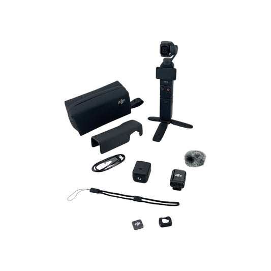 DJI Osmo Pocket3 Kreativ Combo Kamera 64MP Vlogging Kamera 1 Zoll CMOS 4K 120fps | Retourware