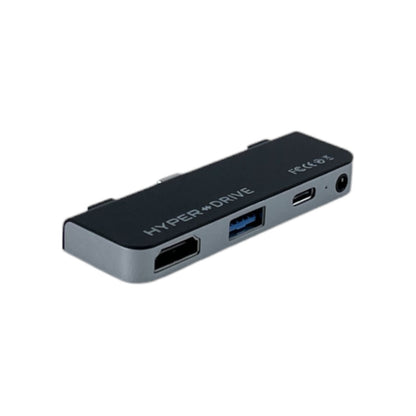 Hyper HyperDrive 4in1 USB-C Hub iPad Pro 3.5mm Audio USB-A 4K30Hz HDMI Silber | Neu