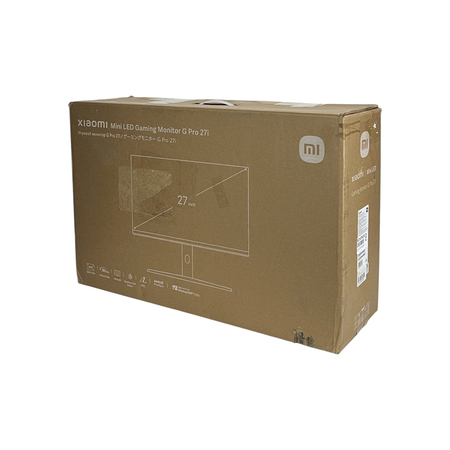 Xiaomi G Pro 27i Gaming Monitor 27 Zoll (68.58 cm) 1440p 180Hz 1152 1ms HDMI DP | Retourware