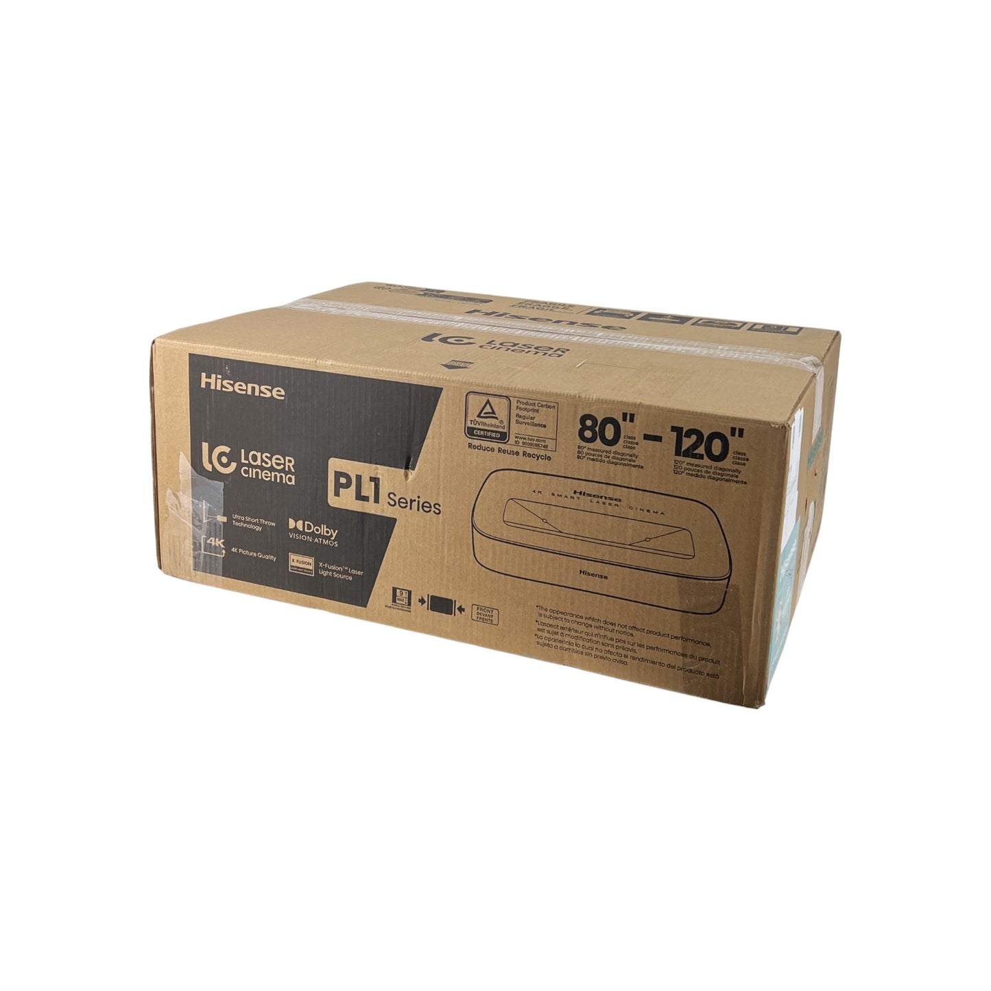 Hisense PL1 Laser Cinema 80 - 120 Zoll Laser Projektor Heimkino Beamer 4K | Retourware