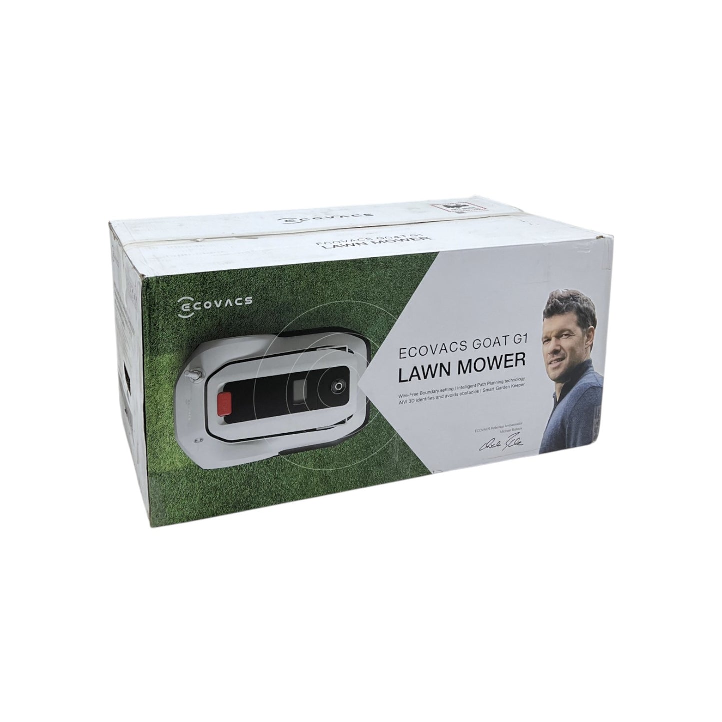 ECOVACS GOAT G1 Akku Mähroboter 3D-Hindernisvermeidung 1600m² 22cm Weiß | Retourware