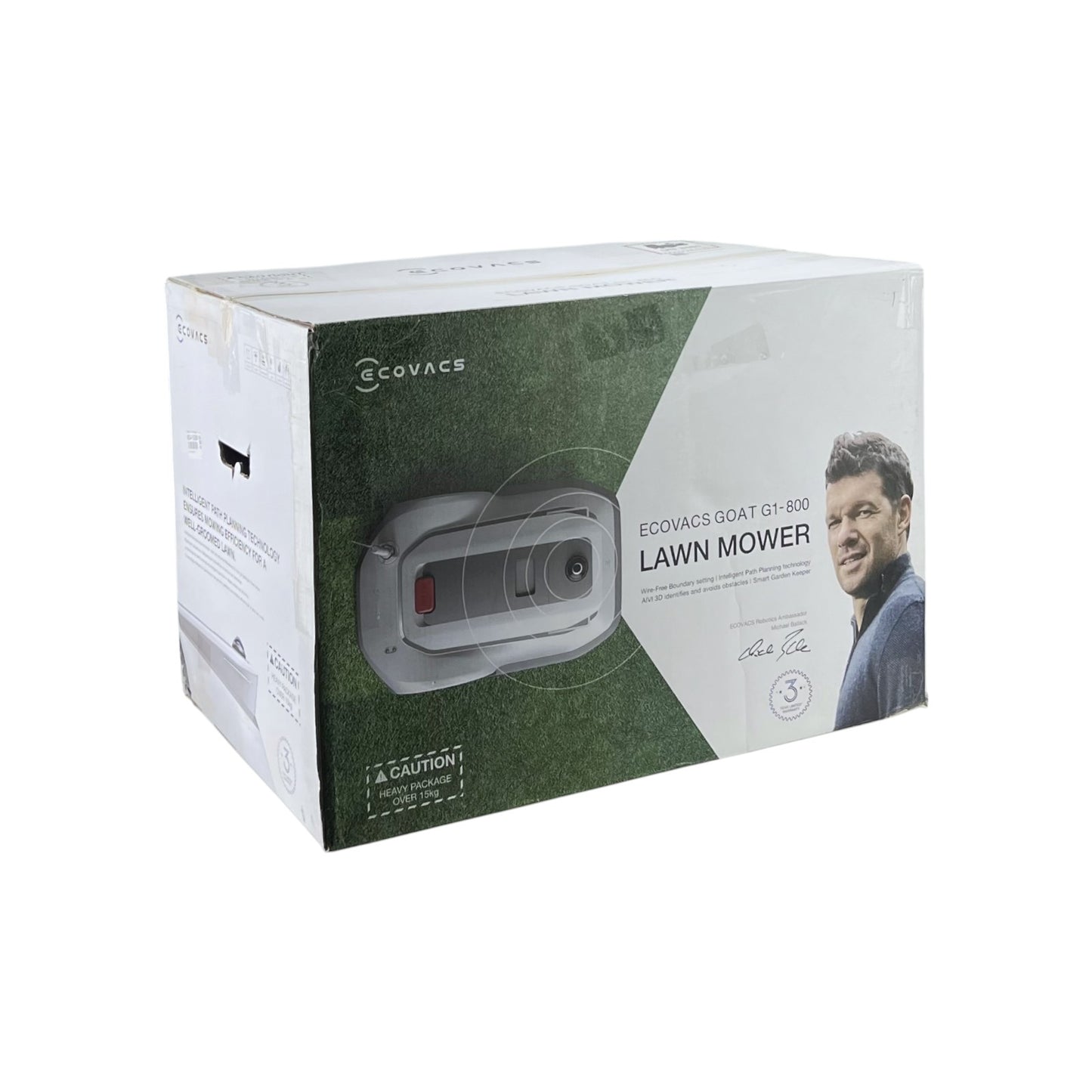ECOVACS GOAT G1-800 Akku Mähroboter 3D-Hindernisvermeidung 800m² 22cm Grau | Retourware
