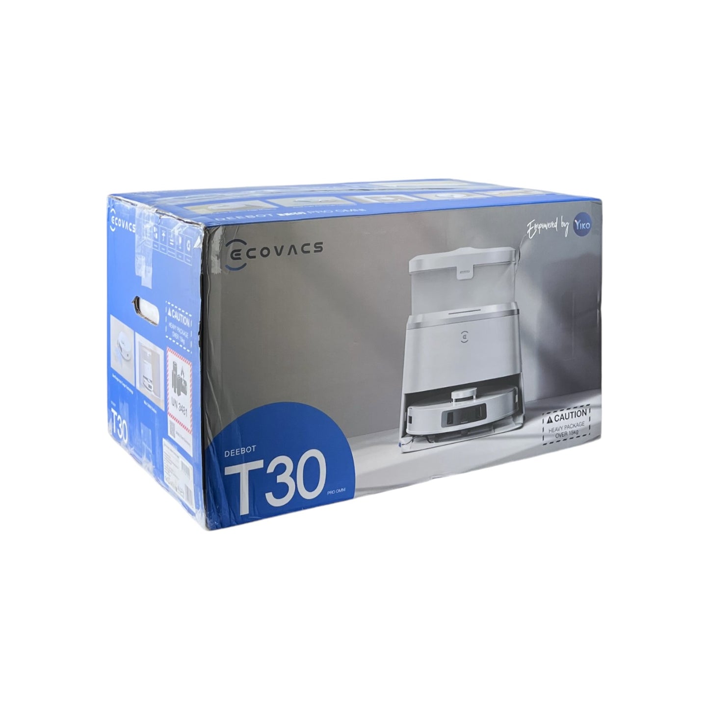 Ecovacs Deebot T30 PRO OMNI Saug Wischroboter Absaugstation App Steuerung Weiß | Retourware