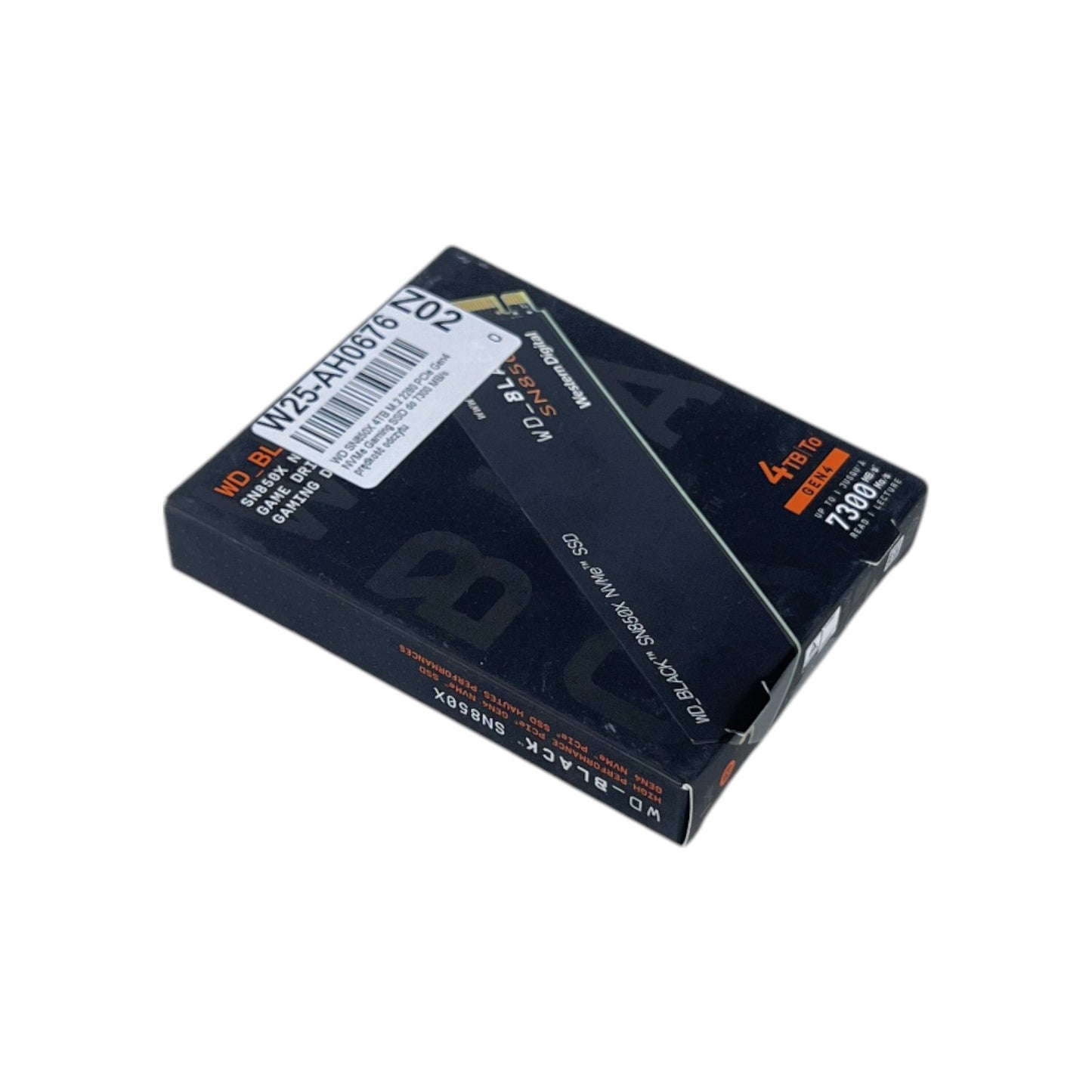 Western Digital WD_BLACK Gaming Festplatte 4TB/4000GB SN850X NVMe SSM PCIe Gen4 | Neu