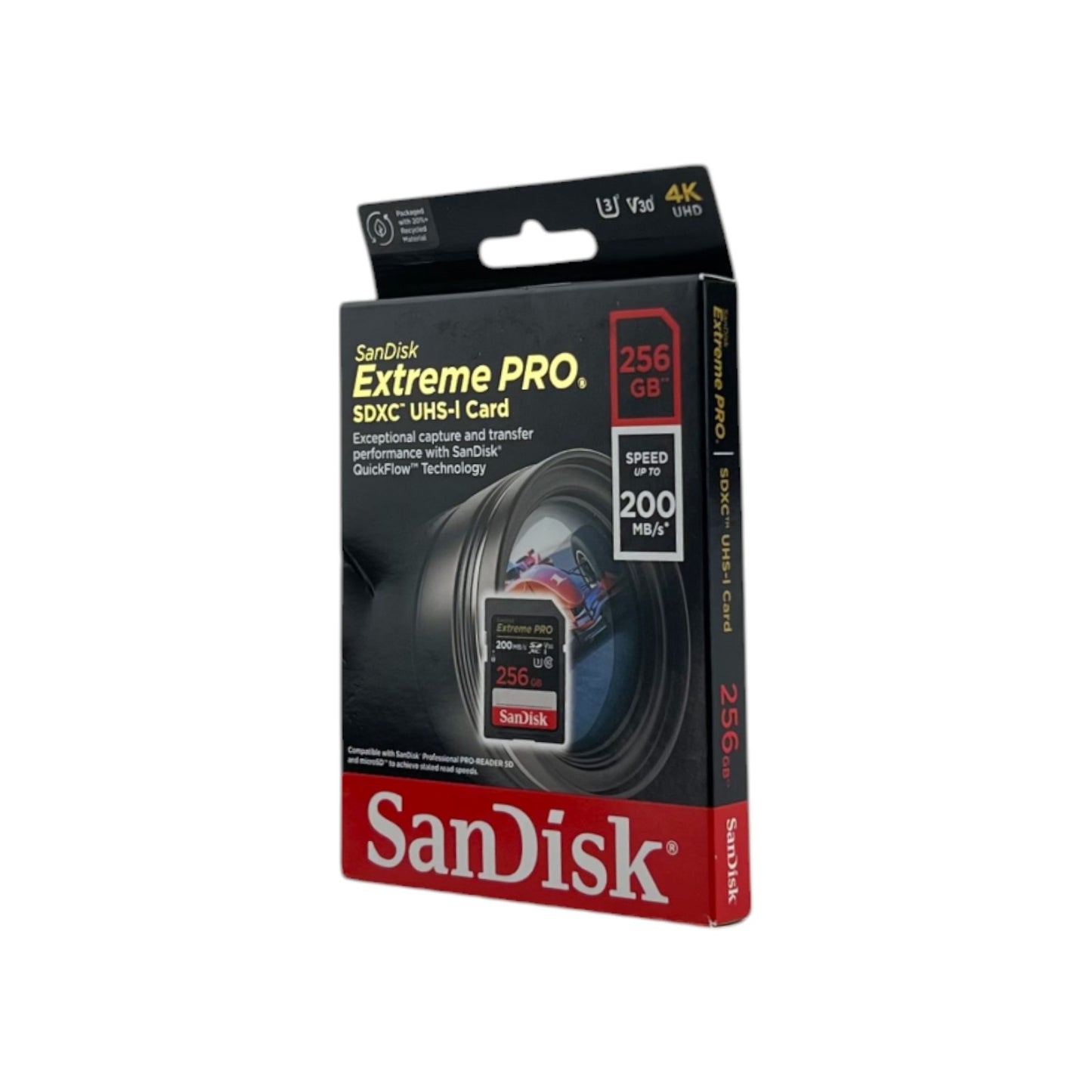SanDisk Extrem PRO R200/W140 SDXC 256 GB Speicherkarte UHS-I 3 Class 10 | Neu
