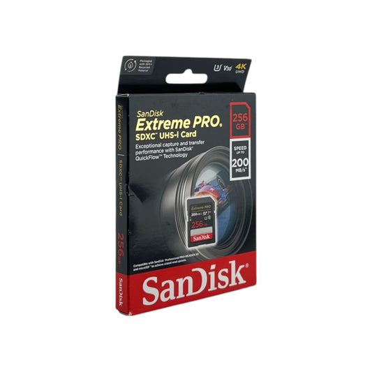 SanDisk Extrem PRO R200/W140 SDXC 256 GB Speicherkarte UHS-I 3 Class 10 | Neu