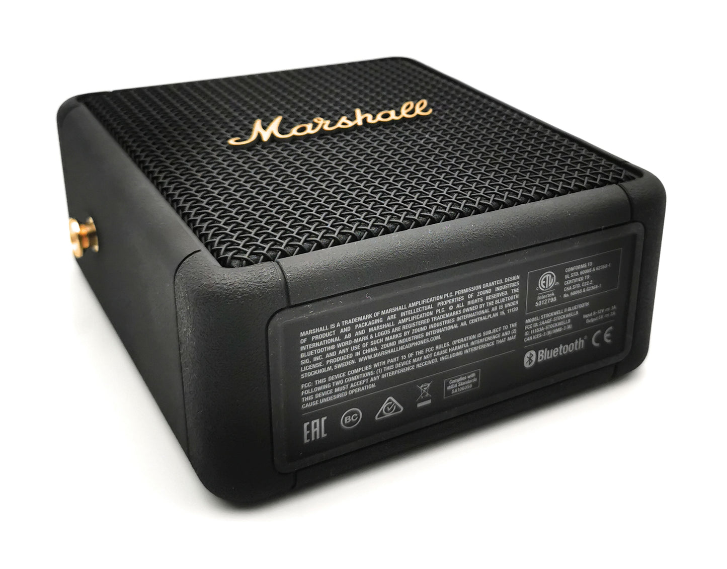 Marshall Stockwell II Lautsprecher Speaker Bluetooth Stereo tragbar schwarz | Retourware