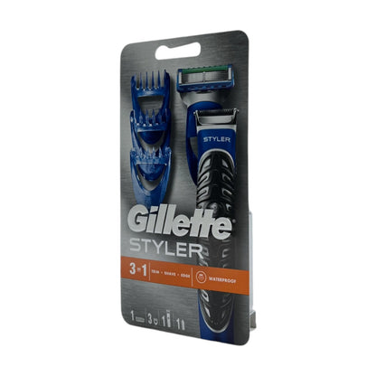 Gillette Fusion ProGlide Styler Rasierer Herren Trimmerklinge Blau Schwarz | Neu