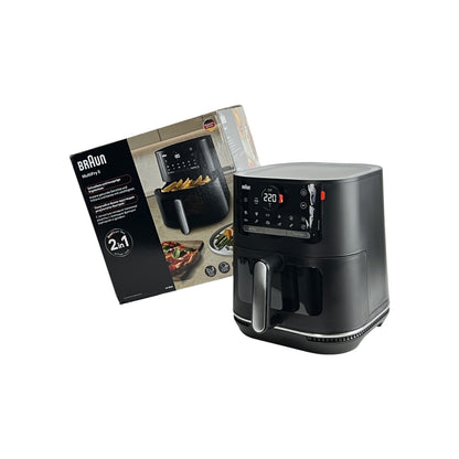 Braun HF 5055I BK MultiFry 5 Heißluftfritteuse 2000W 6 L 17 Automatikprogramme | Retourware