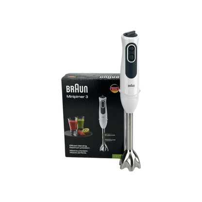 Braun MQ 3100 WH Stabmixer MultiQuick 3 Vario Smoothie+ 750W 11 Stufen Weiß | Retourware