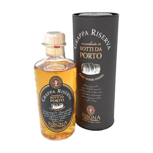 Sibona Grappa Riserva Botti da Port   Grappa  1x 0,5 40% Vol. Alkohol | Neu