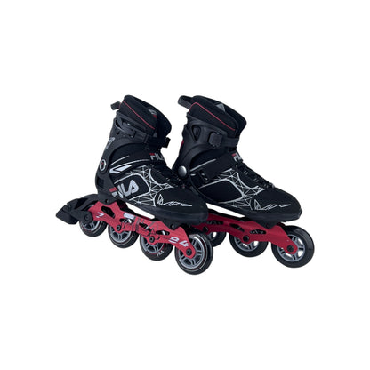Fila Legacy Pro 84 Damen Herren Inliner Inlineskates Skates Schwarz/Rot 39 EU | Neu