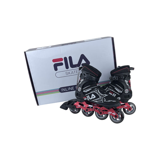 Fila Legacy Pro 84 Damen Herren Inliner Inlineskates Skates Schwarz/Rot 39 EU | Neu