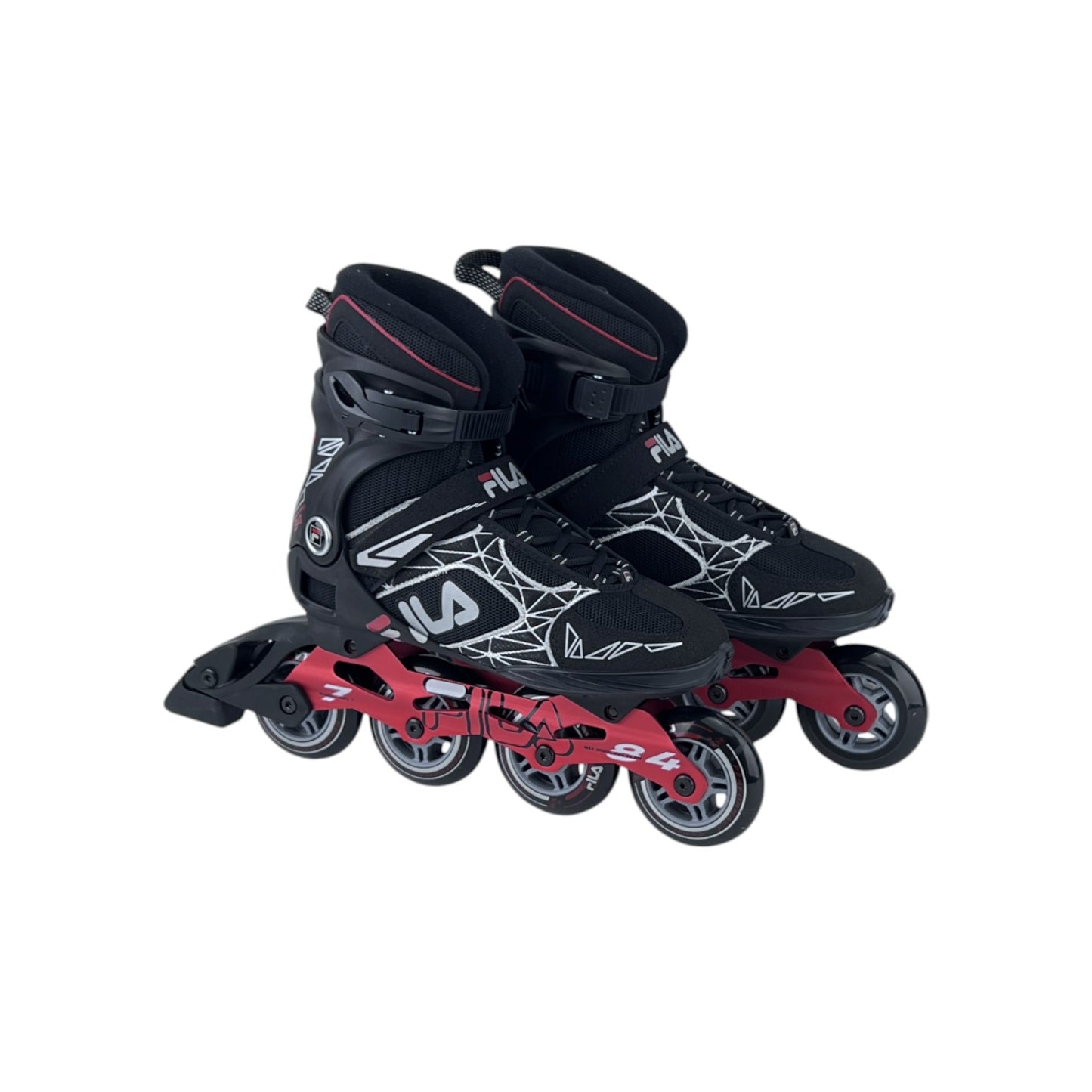 Fila Legacy Pro 84 Damen Herren Inliner Inlineskates Skates Schwarz/Rot 40.5 EU | Neu