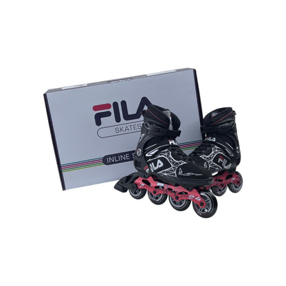 Fila Legacy Pro 84 Damen Herren Inliner Inlineskates Skates Schwarz/Rot 42.5 EU | Neu