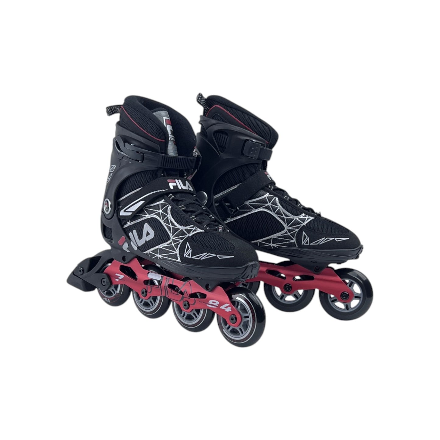 Fila Legacy Pro 84 Damen Herren Inliner Inlineskates Skates Schwarz/Rot 42.5 EU | Retourware