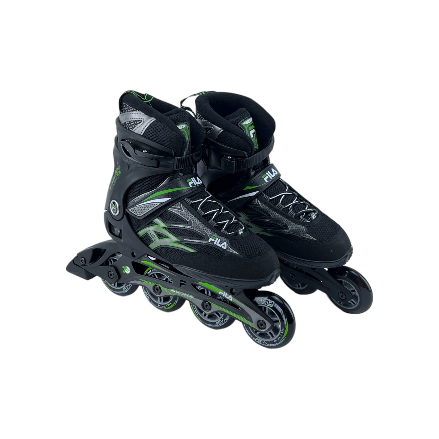 Fila Herren Damen Inlineskates Inliner Wave 84 schwarz-grün 41 EU | Neu