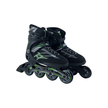 Fila Herren Damen Inlineskates Inliner Wave 84 schwarz-grün 45.5 EU | Retourware