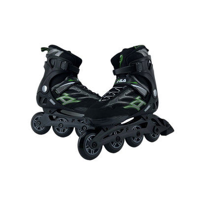 Fila Herren Damen Inlineskates Inliner Wave 84 schwarz-grün 45.5 EU | Retourware