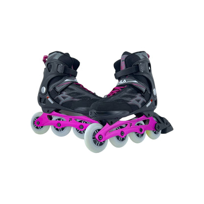Fila Damen Herren Kinder Inlineskates Inliner Wave 84 schwarz-magenta 38.5 EU | Neu