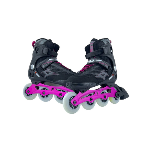 Fila Damen Herren Kinder Inlineskates Inliner Wave 84 schwarz-magenta 40.5 EU | Neu